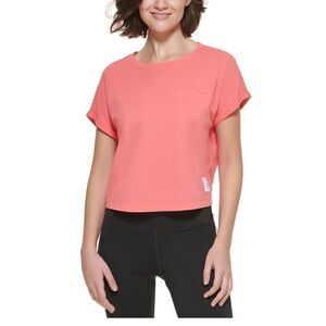 Calvin Klein Performance Bungee Hem Pocket Active Cotton T-Shirt, Tee S,